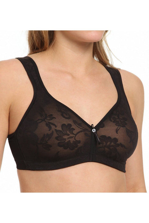 Lunaire Versailles Seamless Jacquard Wireless Full Figure Soft Cup Bra
